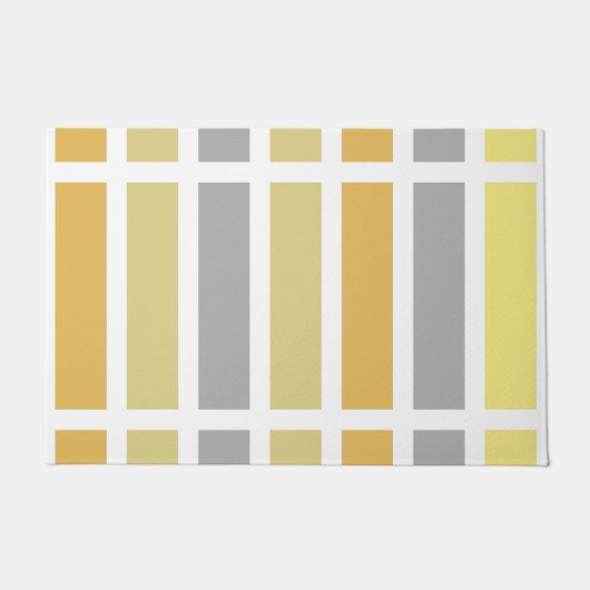 Gold Silver Bronze Metalen Hues Deurmat (Voorkant)