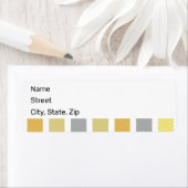 Gold Silver Bronze Metalen Hues Etiket (Insitu)