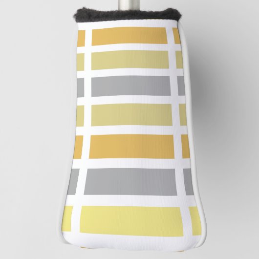 Gold Silver Bronze Metalen Hues Golfheadcover (Draai 90)