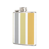 Gold Silver Bronze Metalen Hues Heupfles (Links)