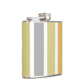 Gold Silver Bronze Metalen Hues Heupfles (Rechts)