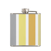 Gold Silver Bronze Metalen Hues Heupfles (Achterkant)