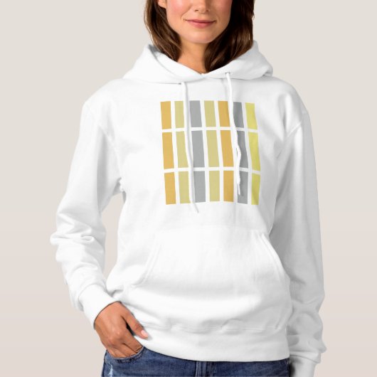 Gold Silver Bronze Metalen Hues Hoodie (Voorkant)