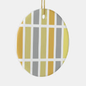 Gold Silver Bronze Metalen Hues Keramisch Ornament (Rechts)