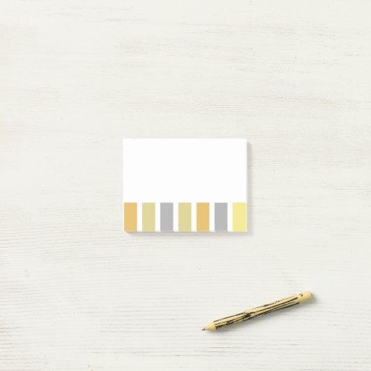 Gold Silver Bronze Metalen Hues Post-it® Notes (Op bureau)