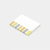 Gold Silver Bronze Metalen Hues Post-it® Notes (Schuin)