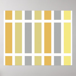 Gold Silver Bronze Metalen Hues Poster