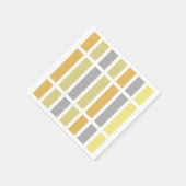 Gold Silver Bronze Metalen Hues Servet (Hoek)