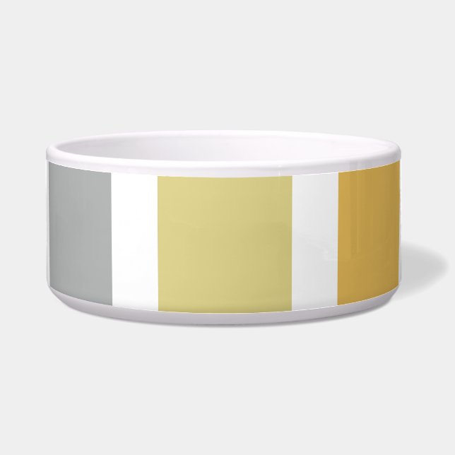 Gold Silver Bronze Metalen Hues Voerbakje (Voorkant)