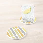 Gold Silver Bronze Metalen Hues Zandsteen Onderzetter (Zijkant)