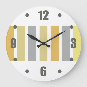 Gold Silver Bronze Metalen Huiden Grote Klok