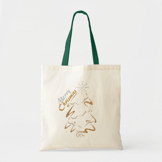 Gold & Silver Chrismas - boom Tote Bag (Voorkant)
