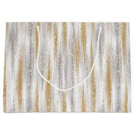 Gold Silver Christmas Celebration Groot Cadeauzakje