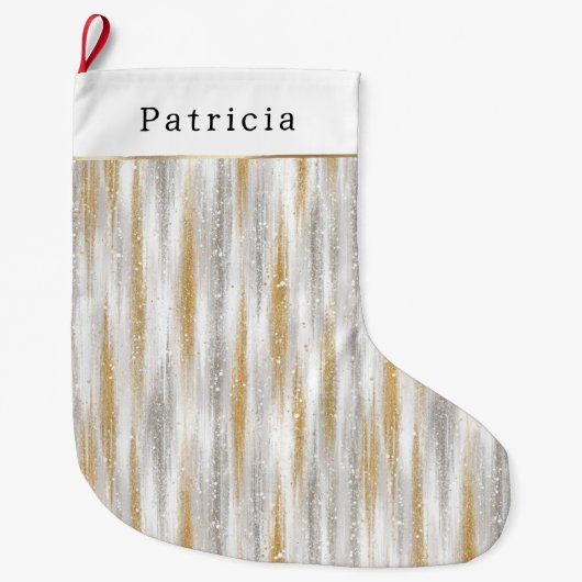 Gold Silver Christmas Celebration Grote Kerstsok (Voorkant)