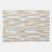 Gold Silver Christmas Celebration Theedoek (Horizontaal)