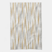 Gold Silver Christmas Celebration Theedoek (Verticaal)