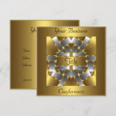 Gold Silver Conference - uitnodiging voor bedrijve (Voorkant / Achterkant)