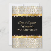 Gold Silver en Black Diamond 50e Jubileum Kaart (Voorkant)