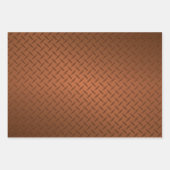 Gold Silver en Bronze Diamond Bord Pattern Inpakpapier Vel (Voorkant 3)