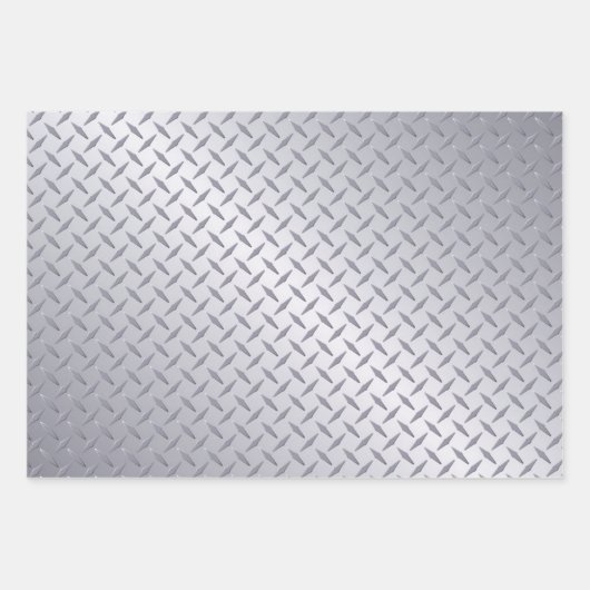 Gold Silver en Bronze Diamond Bord Pattern Inpakpapier Vel (Voorkant 2)