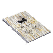 Gold Silver Hat New Year Notitieboek (Rechterzijde)