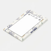 Gold Silver-kerstbomen die op een lijst staan Post-it® Notes (Schuin)