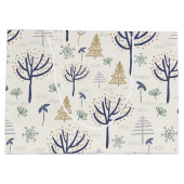 Gold Silver-kerstbomen Lichten en siervoorwerpen Groot Cadeauzakje (Achterkant)