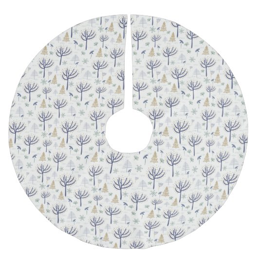 Gold Silver-kerstbomen Lichten en siervoorwerpen Kerstboom Rok (Voorkant)