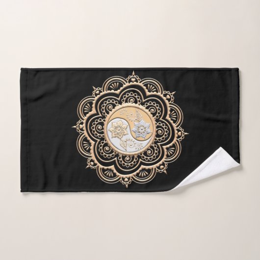 Gold & Silver Mandala Handdoek (Handdoek)