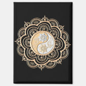 Gold & Silver Mandala Magneet (Voorkant)