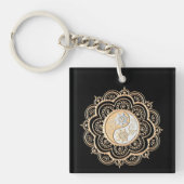 Gold & Silver Mandala Sleutelhanger (Voorkant)