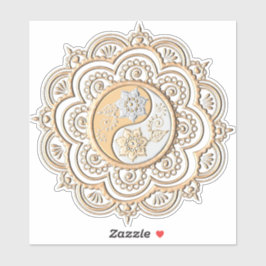Gold & Silver Mandala Sticker