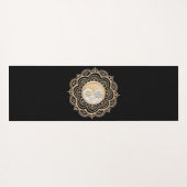 Gold & Silver Mandala Yogamat (Achterkant (horizontaal))
