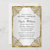 Gold Silver Pearl Glamour Vrijgezellenfeest Kaart (Voorkant)