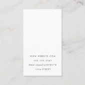 Gold Silver Real Estate Logo | Marmer Leder Visitekaartje (Achterkant)