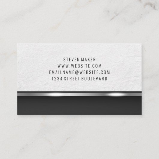 Gold Silver Real Estate logo Visitekaartje (Achterkant)