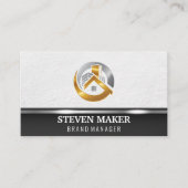 Gold Silver Real Estate logo Visitekaartje (Voorkant)