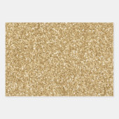 Gold Silver Red Glitz Glitter      Inpakpapier Vel (Voorkant)