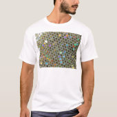 Gold Silver Shimmering Glitter Sparkles Pattern T-shirt (Voorkant)