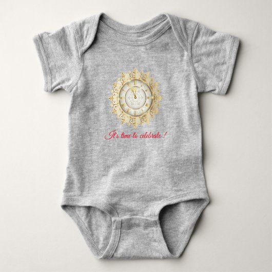 Gold Silver Time Romper (Voorkant)