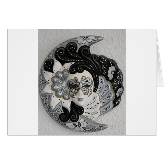 Gold Silver Venetian Mask (Voorkant Horizontaal)