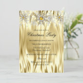 Gold Silver Winter Wonderland Kerstfeest Kaart (Staand voorkant)