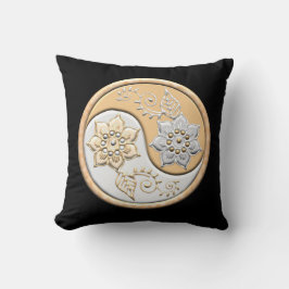 Gold & Silver Yin Yang  Kussen