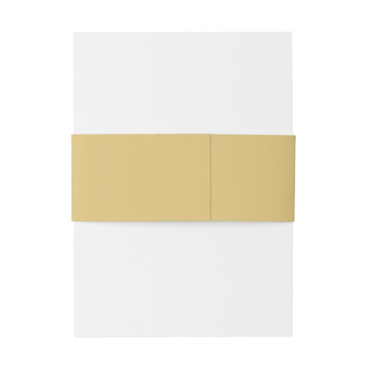 Gold Simple Elegance Wedding Uitnodigingen Wikkel (Achterkant Voorbeeld)