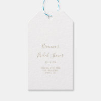 Gold Simple Vrijgezellenfeest Cadeaus Labels