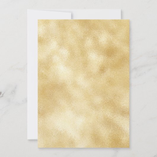 Gold Sip Horay Champagne Verhuisaankondiging Aankondiging (Achterkant)