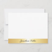 Gold Sjabloon Handschrift Script Tekstnaam (Voorkant)