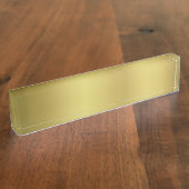 Gold Sjabloon Terug Aanpassen Naambordje (Zijkant)