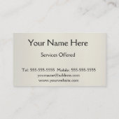 Gold Sjabloon Terug Aanpassen Visitekaartje (Achterkant)