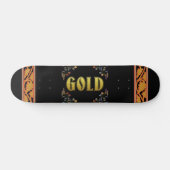 Gold Skateboard (Horizontaal)